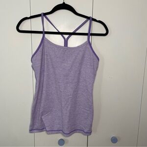 Lululemon Power Y tank top purple 8 EUC yoga active